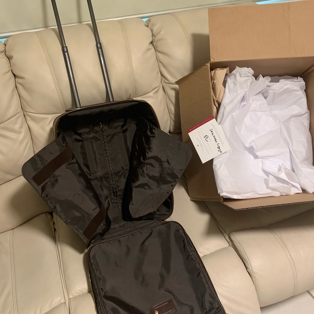 SOLD LOUIS VUITTON PEGASE 45 CARRY-ON D EBENE SUITCASE - Picture 8 of 8